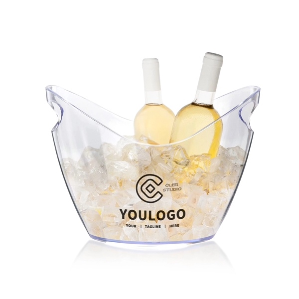 4 Liter Clear Acrylic Ice Wine Bucket