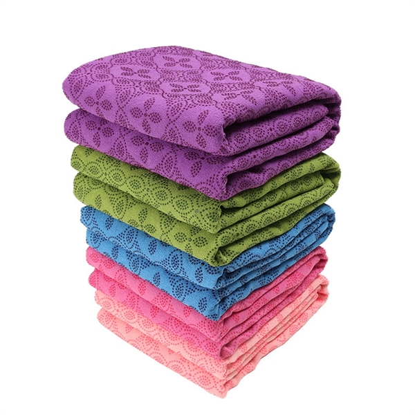 Hot Yoga Mat Towel Non-Slip Sweat Absorbent 32x72inch