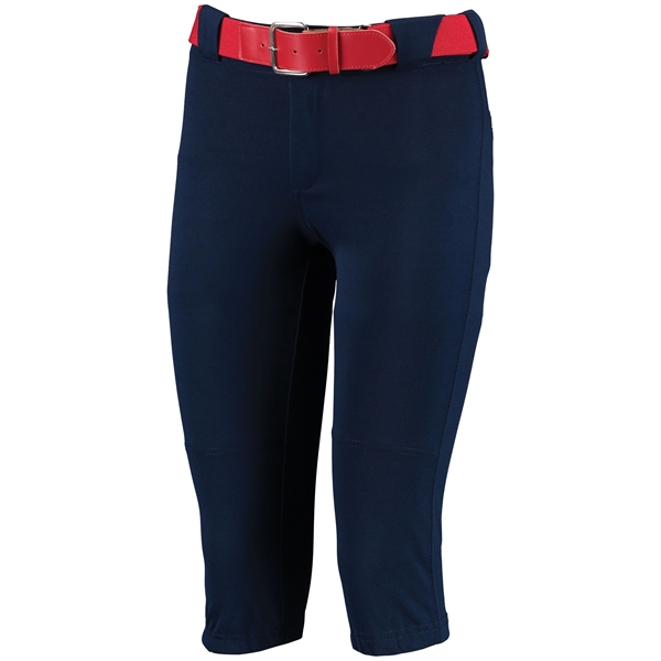 Girls Low Rise Knicker Length Softball Pant