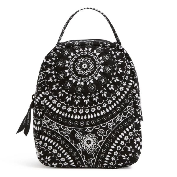 Lunch Bunch - Recycled Cotton - Black Bandana Medallion