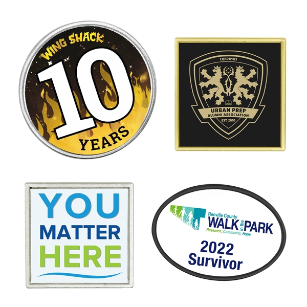 Speed Print Lapel Pins - 4 Working Day USA Production