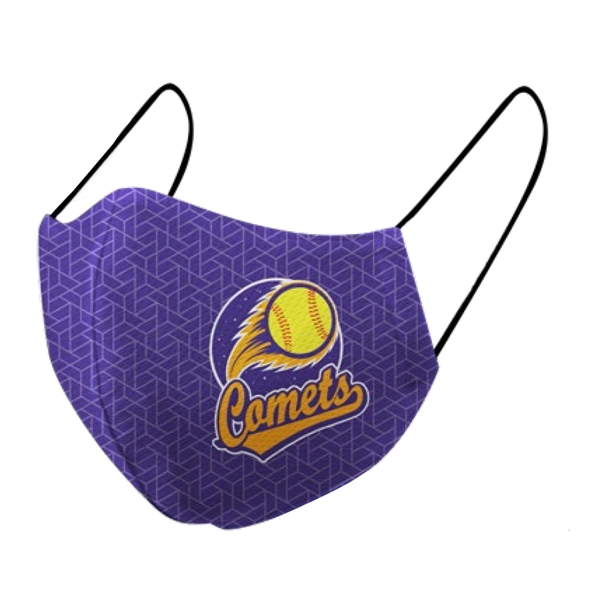 Youth Sublimated Triple Layer Gameday Mask