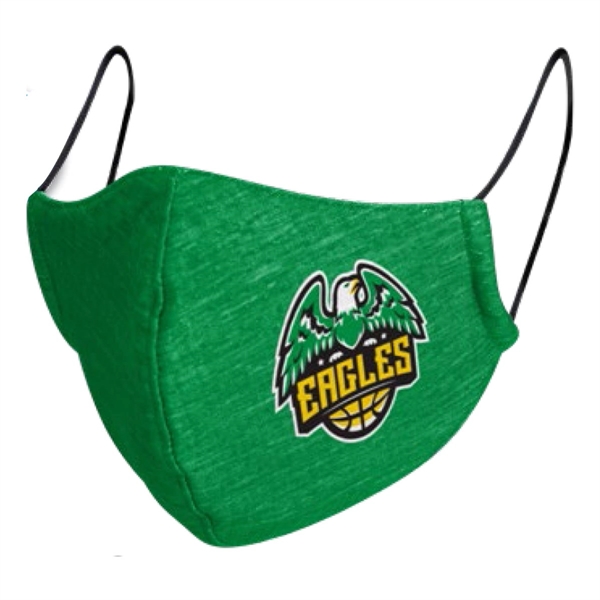 Adult Sublimated Triple Layer Gameday Mask