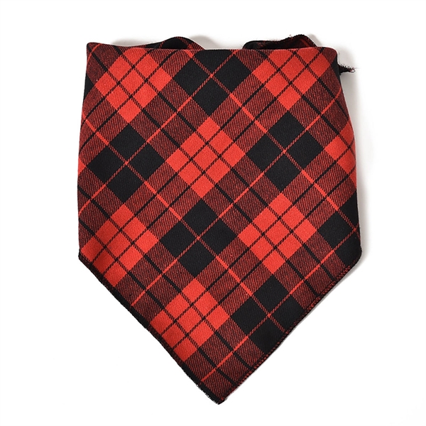 Large Solid Full Color Dog Triangle Bandanna