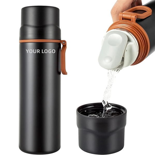 Double Walled Sports Travel Mug With Leakproof Lid
