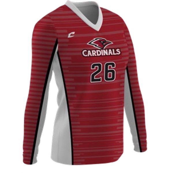 Women's V-Neck Long Sleeve Soccer Shirt