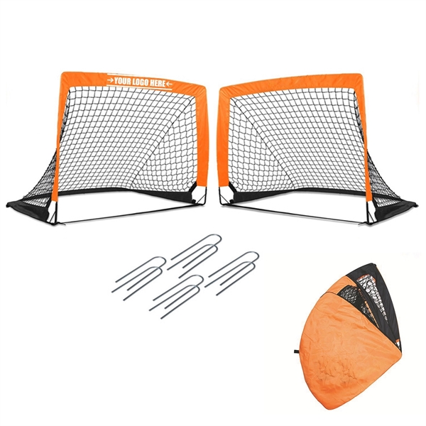 Football Goal 2 Foldable Net Set