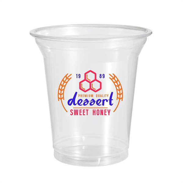 Custom logo 14 oz Soft Sided Clear Plastic Cups