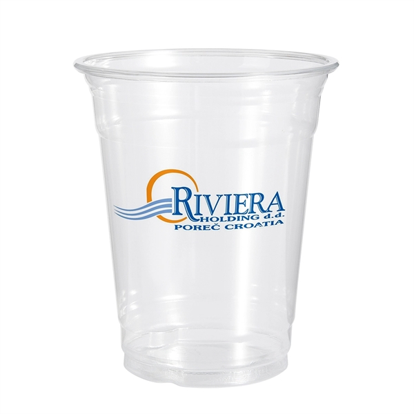 Custom logo 12 oz Transparent Plastic Cups Travel Mugs