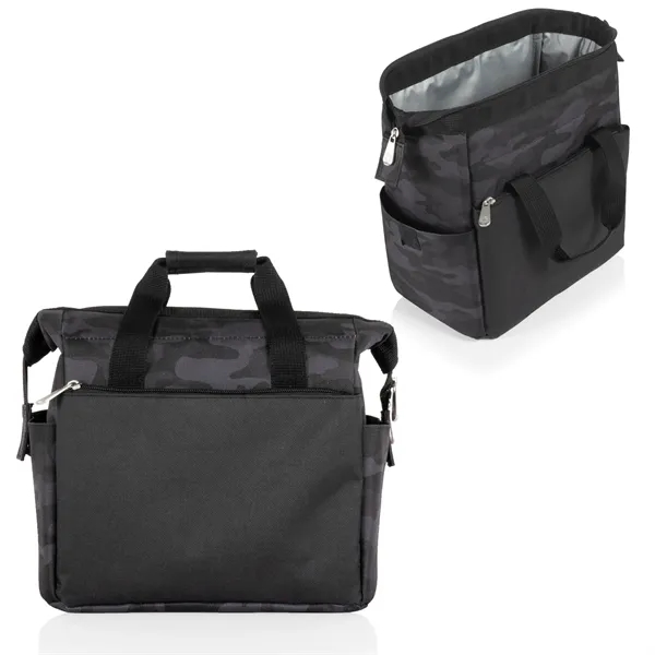 On The Go Lunch Bag Cooler (Black Camo)