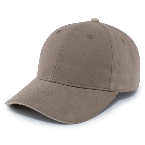 Brushed Twill Cap with Sandwich Bill