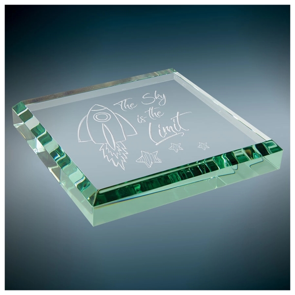 3.75" x 3.75" Sublicrylic Paperweight