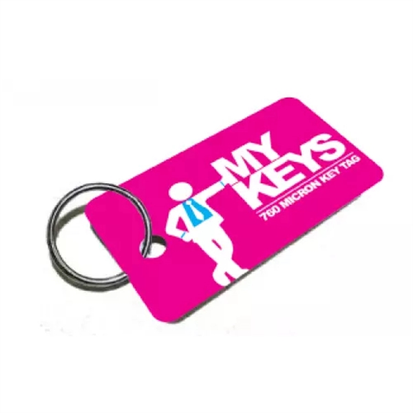 Plastic Key Tag