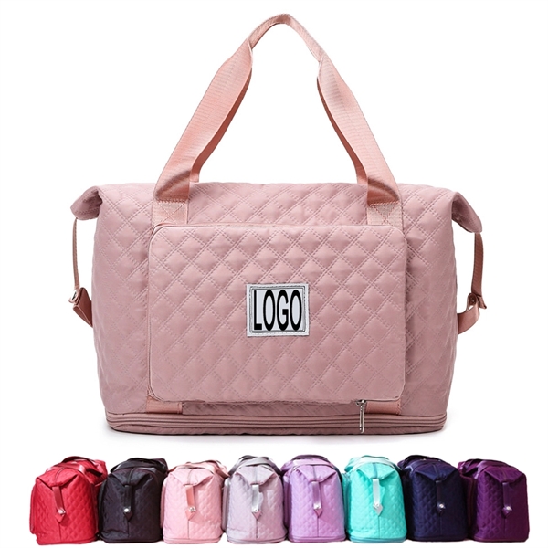 Foldable Travel Sport Tote Handbag Yoga Weekender Duffel Bag