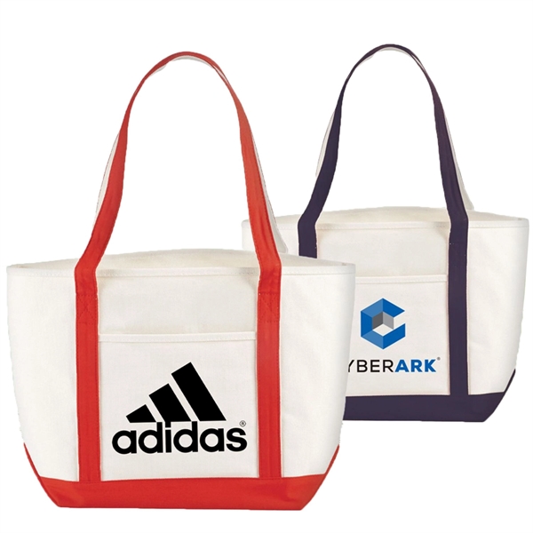 Large Boat Bags w/ Front Pocket 18 oz. Canvas Tote Carrybag