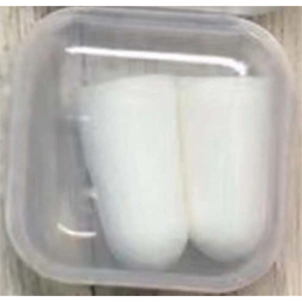 White Ear plugs w/ plastic case
