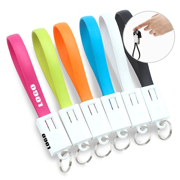 USB Lighting Cable Keychain    