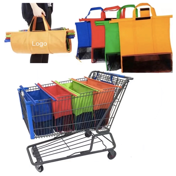 Reusable Grocery Cart Bag Set Of 4