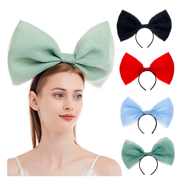 Oversized Lace Bow Headband