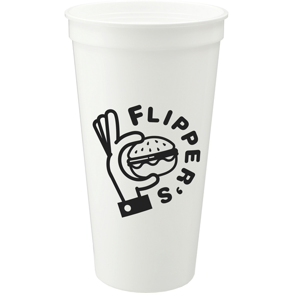 Solid 24oz Recycled Stadium Cup