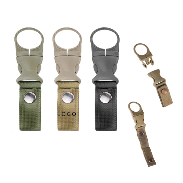 Outdoor Nylon Multi-Function Carabiner Bottle Clip