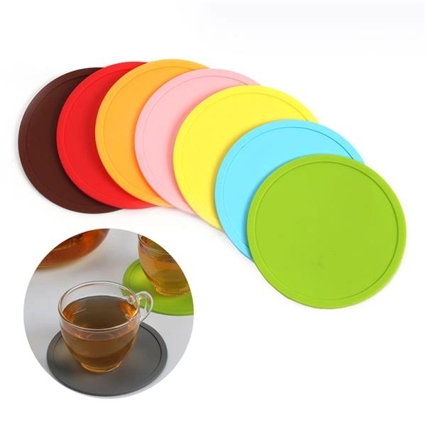 Round Silicone Coaster