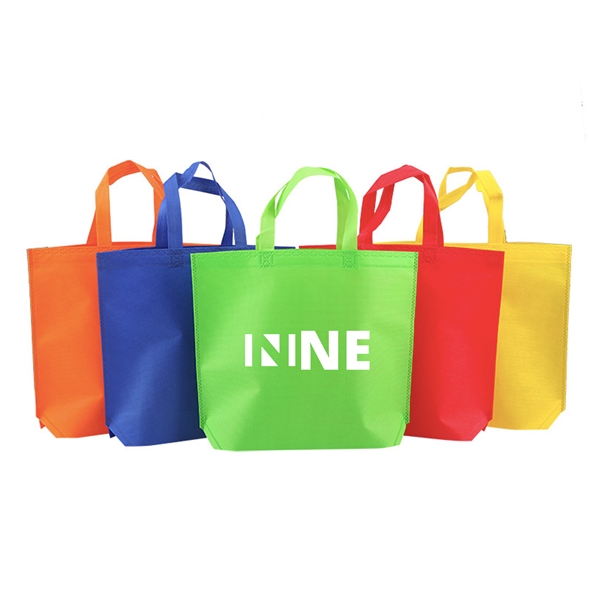 Reusable Shopping Totes Non-woven Fabric Bag MOQ 100pcs