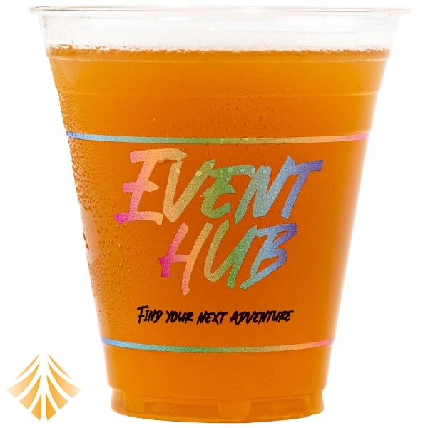 12oz 12oz Custom Printed Clear Plastic PET Cups PRO