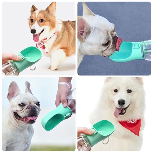 Portable 10oz Dog Water Bottle Dispenser