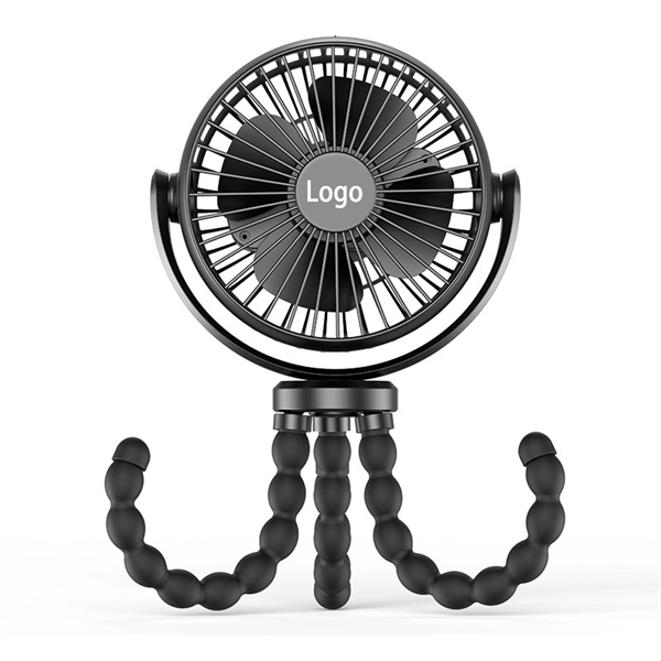 5000mAh Rechargeable Battery Powered Clip Fan
