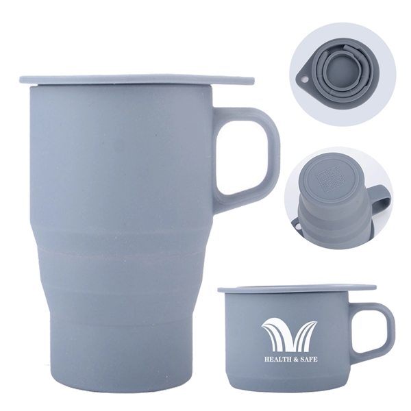 Retractable Folding Silicone Mug