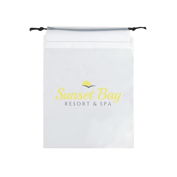 Frosted Plastic Drawstring Bag