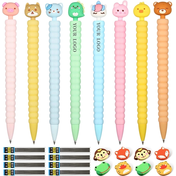 Cute Mechanical Pencil With Animal Eraser
