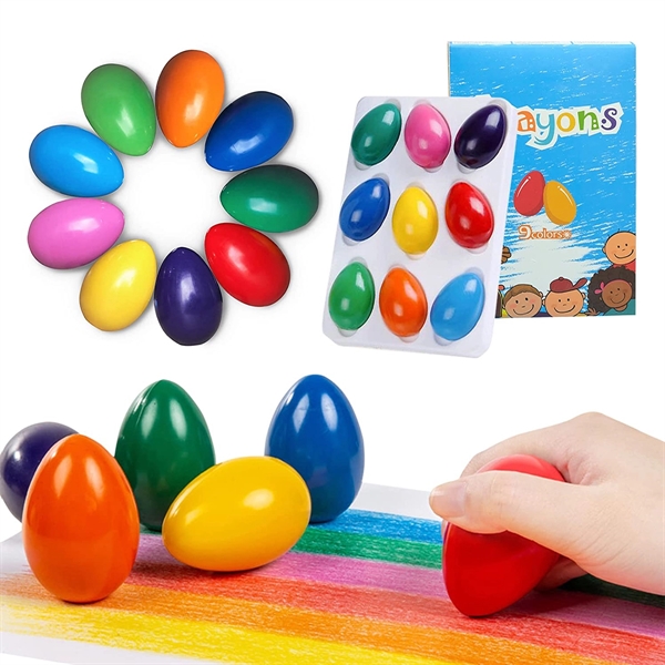 Egg Crayons For Toddlers 9 Colors