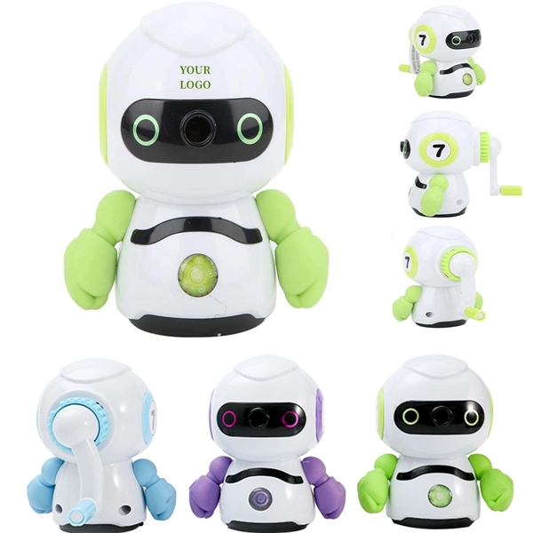 Cute Cartoon Robot Pencil Sharpener