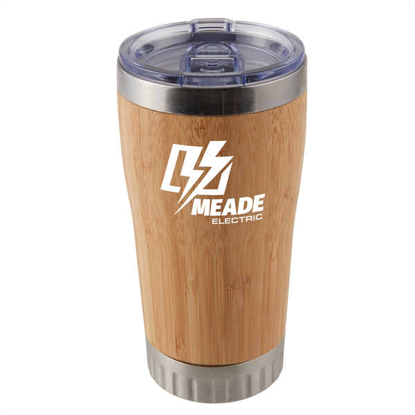 17 oz Bamboo & Stainless Steel Insulated Tumbler