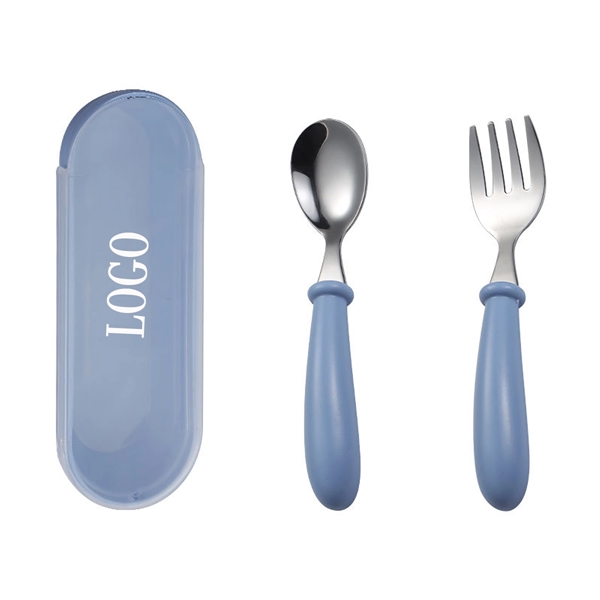 Stainless Steel Kids Forks and Spoons Set