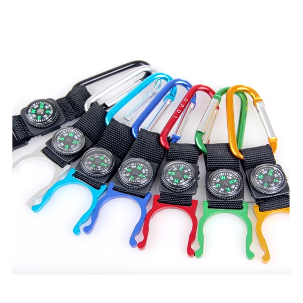 Carabiner With Compass