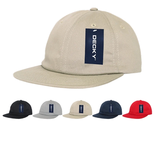Relaxed Flat Bill Cotton Cap