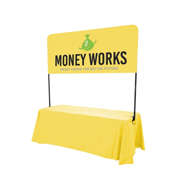 8' Traveler Tabletop 3/4 Banner Display Kit