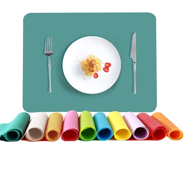 Non-Slip Water Resistant Silicone Placemat for Dining Table