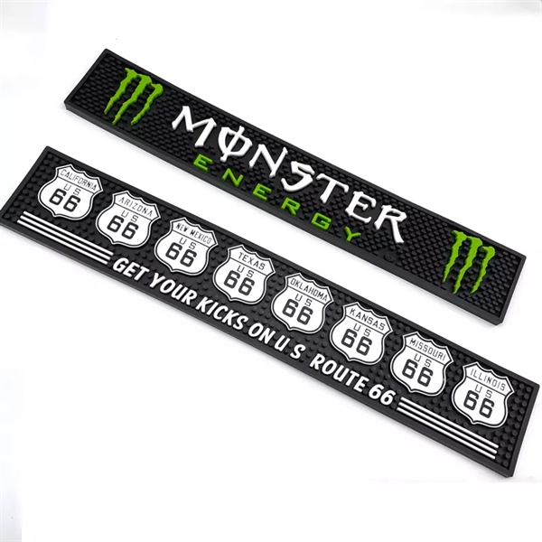Personalized Custom Branded Rubber Beer Bar Spill Mat w/Logo