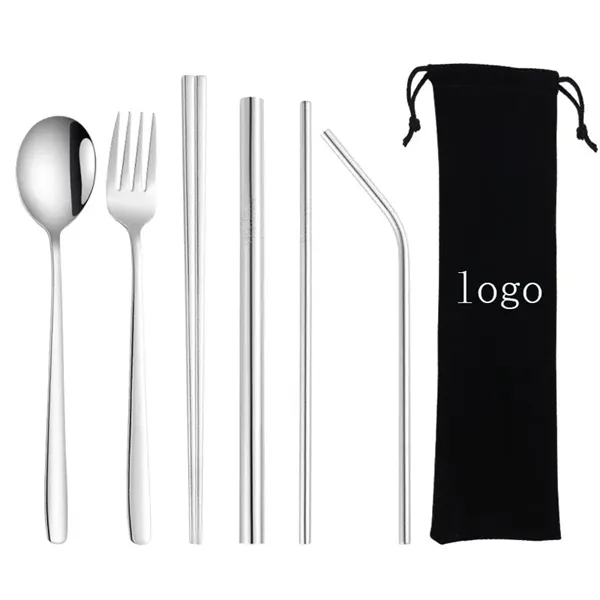Titanium-plated Environmentally Friendly Portable Tableware