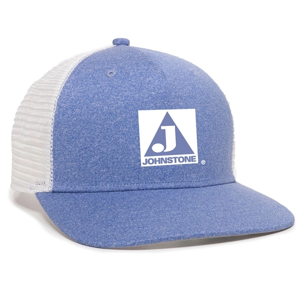 Heathered Blue/White Hat