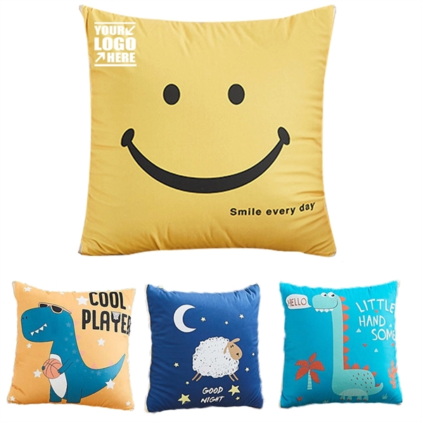 2 In 1 Cartoon Blanket And Pillow Set