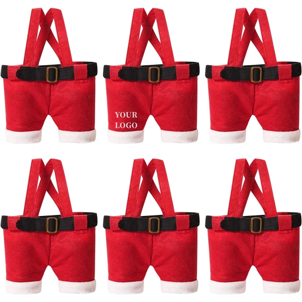 Santa Claus Pants Style Candy Bag