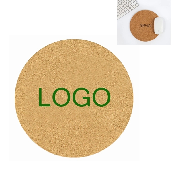 Circle Cork Mouse Pad