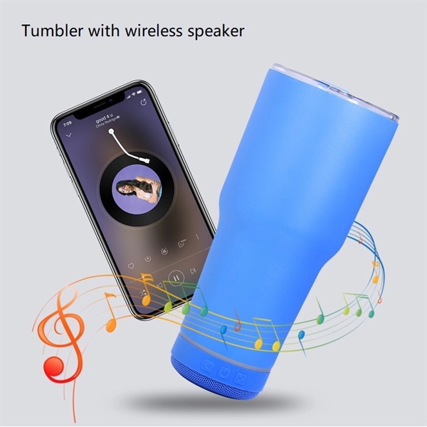 18Oz Wireless Speaker Tumbler Music Cup