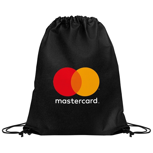 14.5 x 17.5 Eco-Friendly 80GSM Non-Woven Drawstring Backpack