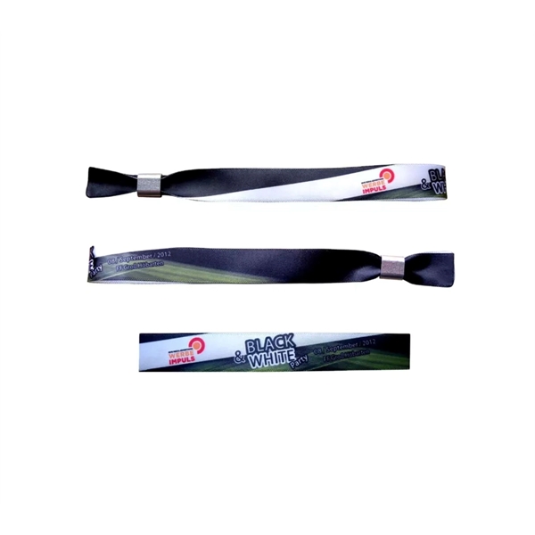 1/2" Sublimated Aluminum Lock Reusable Event Wristbands